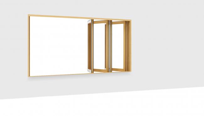255 Integrated Folding Window