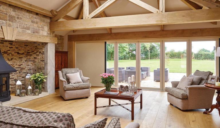 This barn conversion embodies a contemporary twist while keeping to strict planning restrictions.