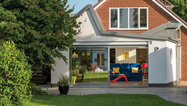 Sliding Doors from Centor allow a seamless flow between inside and outside