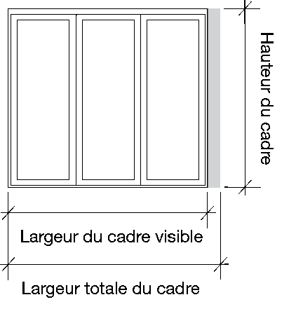 Cornerless Folding Door Diagram