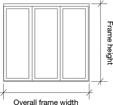 Cornless folding door diagram