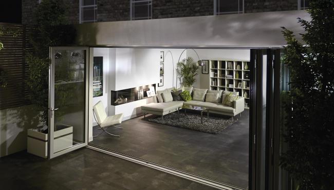 335 aluminium patio door