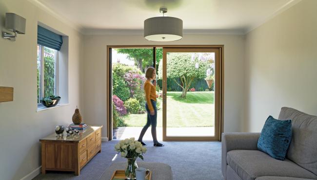 Centor 211 Sliding Door with built-in fly screen