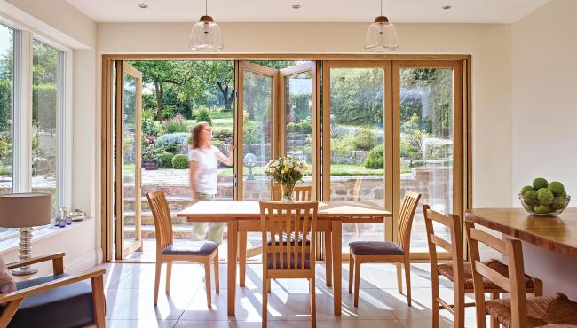 Centor 205 patio door features concealed hardware so views remain clear