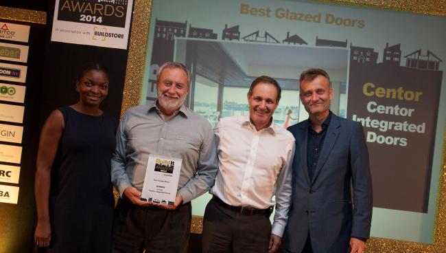 Die Build It Awards in England zeichneten die Integrierten Türen von Centor als „Best Glazed Doors 2014“ aus.